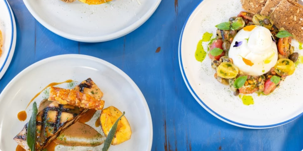 The beachside vibes hit just right at Il Lido Italian Canteen.