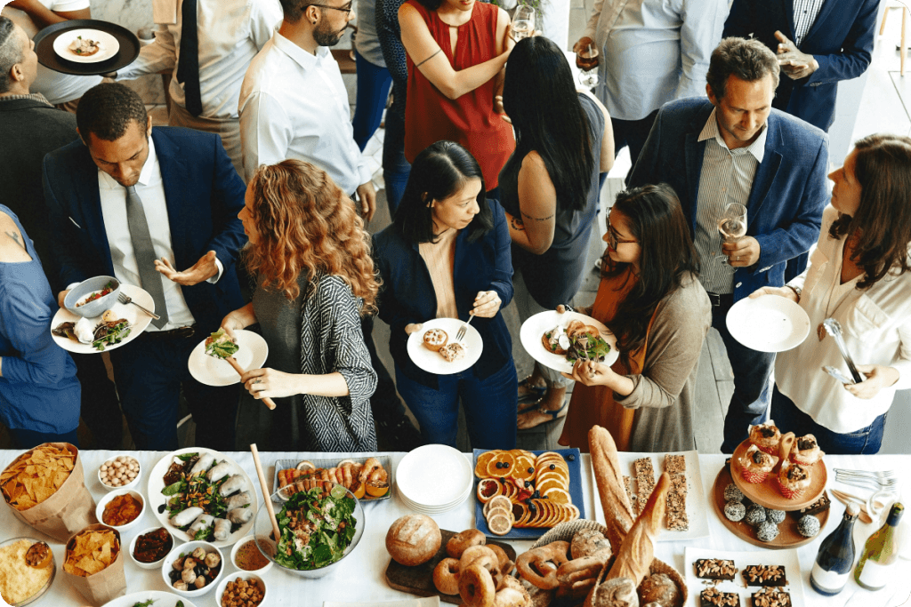 Offering catering is a gateway to securing group bookings.