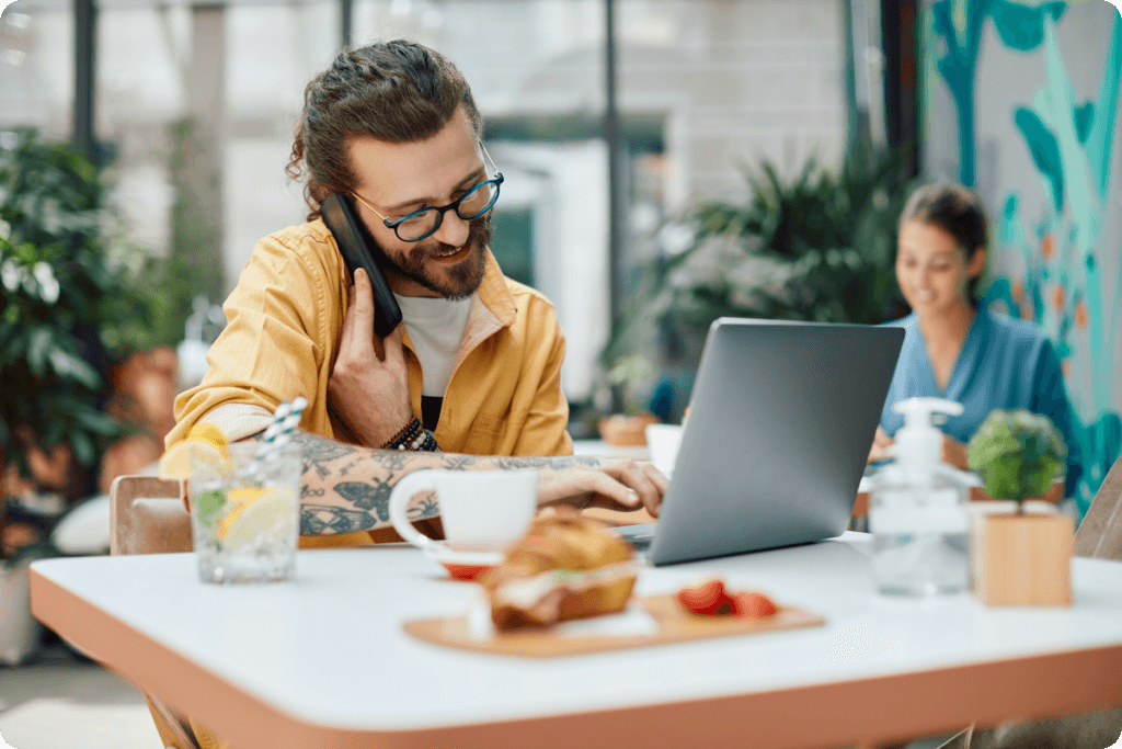 With Sadie, our AI-powered customer service assistant, restaurants don’t have to choose between picking up calls 24/7 and getting some rest.