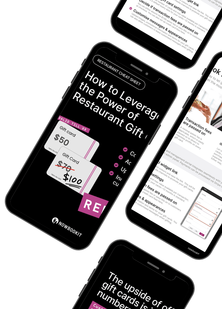 Now Book It gift card growth kit
