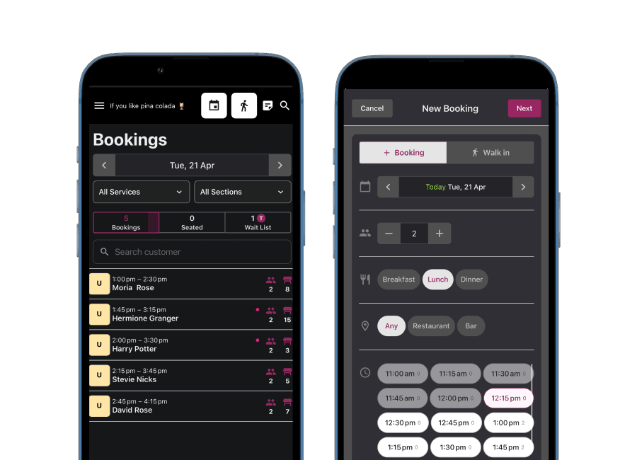 iOS app
