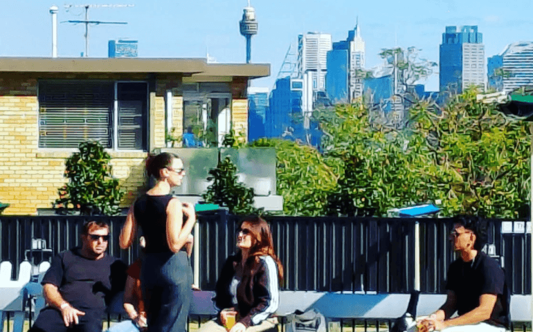 Warringah Bowling Club greens overlooking Sydney Harbour, managed with Now Book It's club booking system