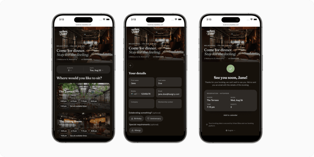 RestaurantBookingWidget-Mobile